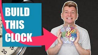 Build Your Own Clock Science Kit Review (science toy stem kit)