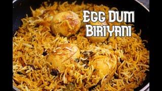 Egg Dum Biriyani | Egg Biriyani | Anda Biriyani by coriander touch