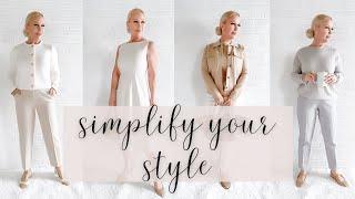 Simplify Your Style: Tips 1 - 5