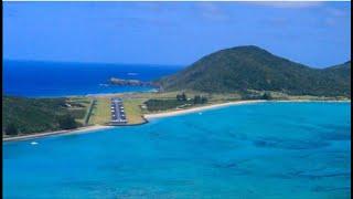 Qantas Dash8-Q200 Landing & Taking off from Lord Howe Island Airport (iPhone-HLG)