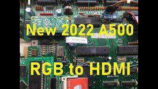 New 2022 A500 RGB to HDMI Raspberry Pi Zero Amiga 500 Plus