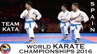 BRONZE MEDAL. Male Team Kata SPAIN. 2016 World Karate Championships. | WORLD KARATE FEDERATION