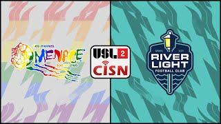2024 USL League 2: Des Moines Menace vs River Light FC