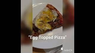 Egg Topped Pizza!