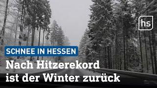 Plötzlicher Wintereinbruch bringt Schnee und Frost nach Hessen | hessenschau
