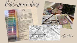 Bible Journaling with details for the Bible Journal Give Away!