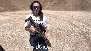 APRIL NICOL- Roze, Call of Duty inspired AR 15 Custom Build