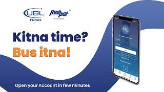 Open you UBL JhatPat e-Account instantly!