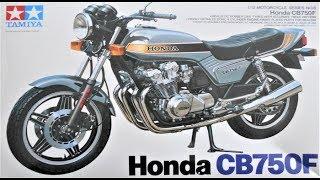 Honda CB750F 1:12 Scale Tamiya #14006   -Model Kit Build & Review