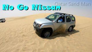 Qatar, Nissan Xterra, stuck in sand dunes, Sealine Beach Inland Sea.