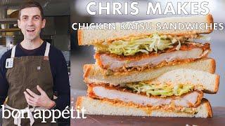 Chris Makes Spicy Chicken Katsu Sandwiches | From the Test Kitchen | Bon Appétit