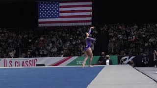 Leanne Wong - Floor Exercise - 2021 GK U.S. Classic - Senior Competition