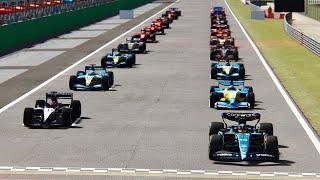 Aston Martin F1 2023 (Alonso) vs All Fernando Alonso F1 Cars (2001-2023) - Monza GP
