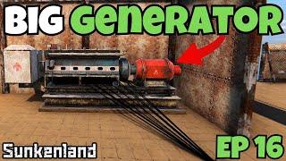 I Build Gaint GENERATOR | Sunkenland - #16