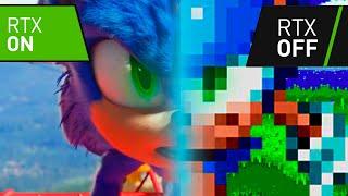 RTX OFF vs RTX ON! Sonic The Movie 2 Edition