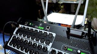 MACKIE DL32S MIXING CONSOLE - WIRELESS REMOTE CONTROL WITH EXTERNAL ROUTER WI-FI - LAPTOP AND TABLET