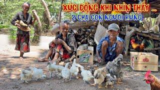 CẢM XÚC dâng trào, 2 cha con NGƯỜI RỪNG nhận quà yêu thương - tập 759