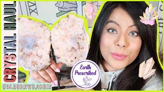 EARTH PRESCRIBED CRYSTAL UNBOXING | PINK AMETHYST WINGS