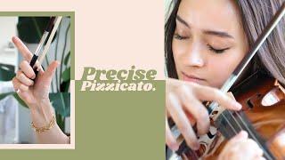 Violin Teacher's Top Tips for PRECISE PIZZICATO for the violin!