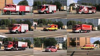 [LETZTE EINSATZFAHRT] Berufsfeuerwehr Magdeburg Süd verabschiedet Kamerad in den Ruhestand. WLF uvm.