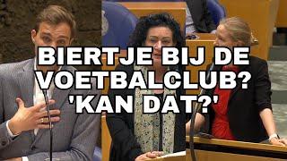 Ophef in de Tweede Kamer! Verbod op alcohol bij sportkantines gelekt? Van Ooijen doet BIJDEHAND!