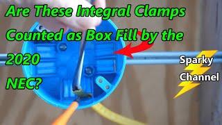 Are Integral Clamps in Plastic Boxes Counted as Box Fill by 2020 NEC?