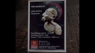 "VON ANGESICHT…" - Skulpturen von Jana Nitsch, Vernissage am 6.10. 2022, Kunsttankstelle Lübeck