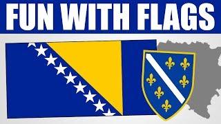 Fun With Flags - Bosnia and Herzegovina