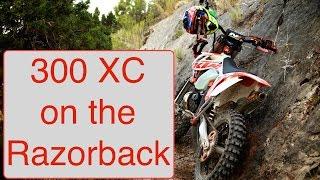 KTM 300 XC on the RazorBack Trail - Singletrack