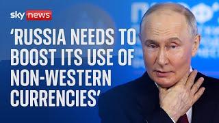 Vladimir Putin speaks at St. Petersburg International Economic Forum