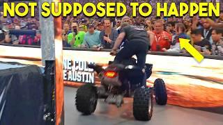 20 Moments That WERE NOT SUPPOSED TO HAPPEN AT WWE WrestleMania 41