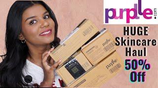 HUGE Purplle Skincare Haul  Purplle Beauty Carnival Sale | Flat 50% off