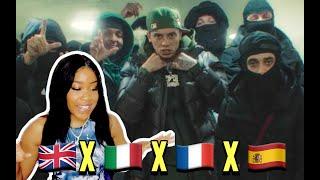 Central Cee - Eurovision Ft Rondodasosa, Baby Gang, A2Anti, Ashe 22, Freeze Corleone | UK REACTION