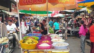 Phsar Chhouk Meas Market Tour In Phnom Penh City, Cambodia 