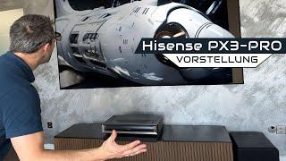 Hisense PX3-PRO - Das neue Laser TV Highlight 2024! TriChroma, VIDAA U7, Dolby Vision, 3D uvm.