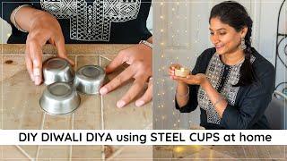 DIY Diwali DIYA | Easy Diwali Decoration Ideas at home #diy #diwali #diya