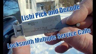 Locksmith Service Calls Lishi 2 In 1 Pick and Decode 1/20/22 #locksny