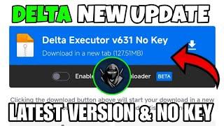 Delta Executor Mobile New Update Delta v631 - Delta Download Mediafire | Delta Atualizado & Script