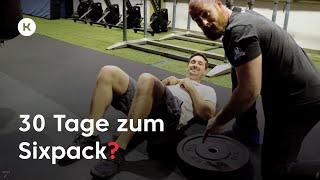 Bauchmuskeln trainieren? In 30 Tagen zum Sixpack!