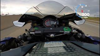 Kawasaki Ninja H2 200 MPH / 322 KMH Top Speed (GPS Verified)