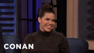 America Ferrera & Her Husband Have Different Parenting Styles | CONAN on TBS
