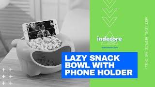 Indecore | QB2 Lazy Snack Bowl With Phone Holder - Site Promo