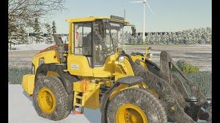 FS22 Southern Sweden EP 20. Volvo L70H plowing snow