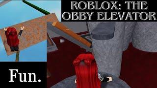 Trying Out Obbies But In An ELEVATOR On ROBLOX?! (The Obby Elevator)