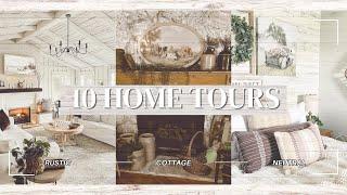 10 Home Tours  Explore charming cottage decorating ideas!