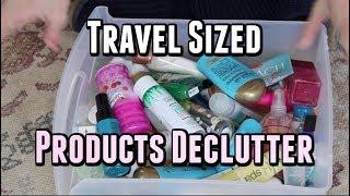 Travel Size Products Declutter | 2018