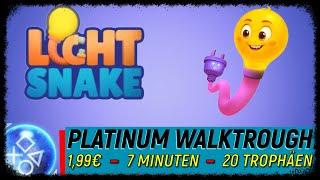 LIGHT SNAKE | Super leichte & Spaßige Platin in 7 Minuten | Trophäen & Achievement Guide