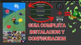  Guia Mas  Completa Instalacion Y Configuracion TIK TOK - GTA V Rey de la colina juego interactivo