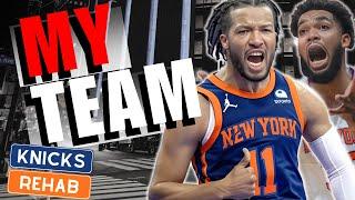 KNICKS BRUNSON IS HOLDING KAT BACK