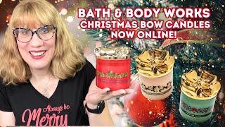 Bath & Body Works Christmas Bow Candles Now Online!